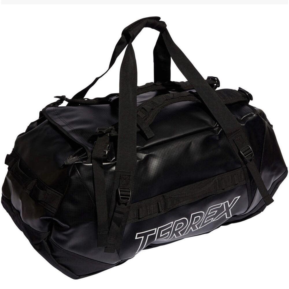 Adidas Terrex Rain Ready Expedition Duffel Bag Large packable/Backpack 100L blk